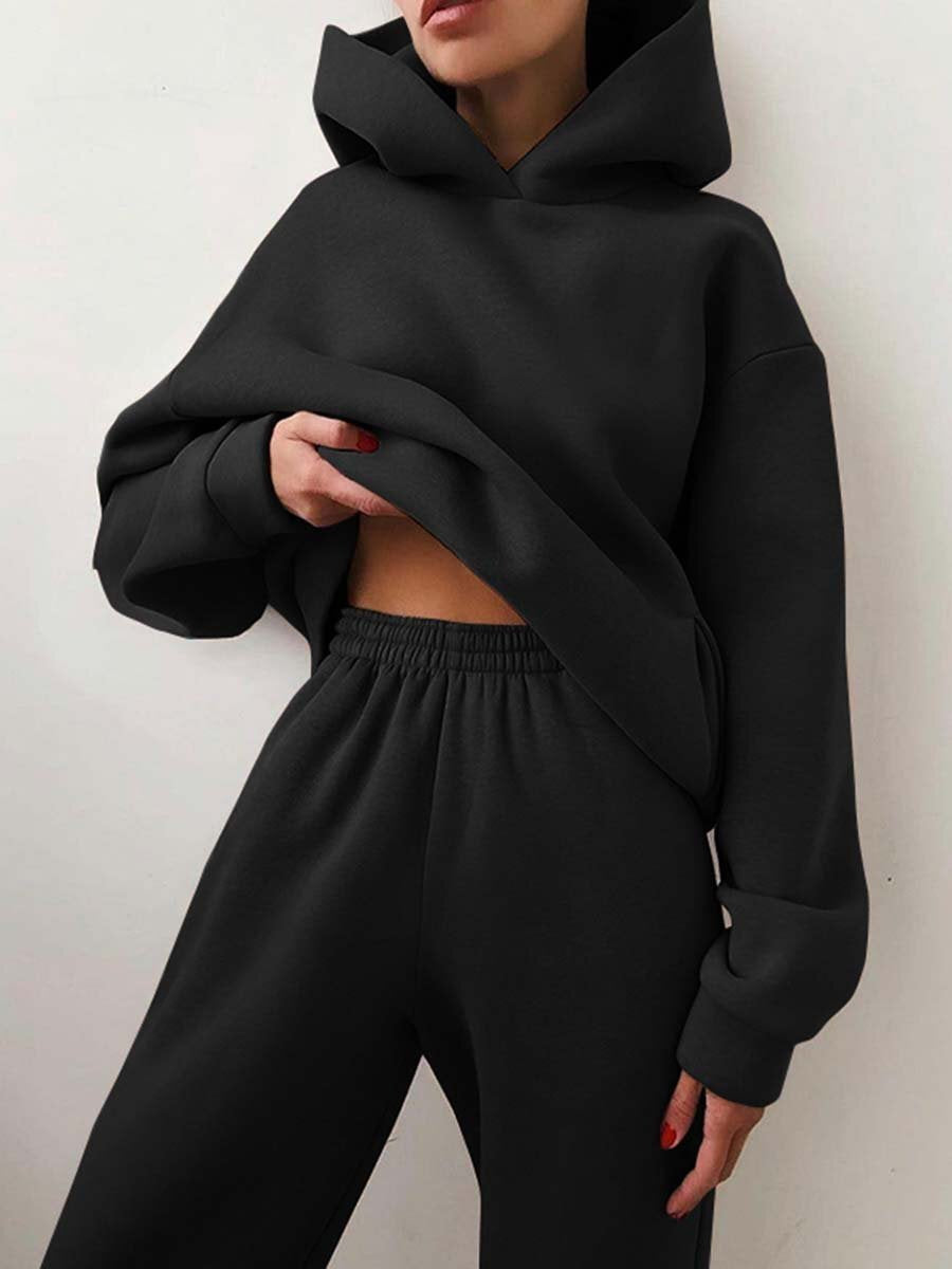 Sweater Hooded Set (2pieces)