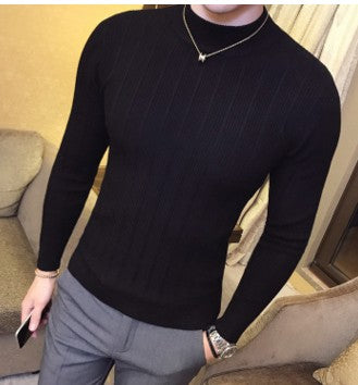 Slim Fit Winter Half-Collar Sweater